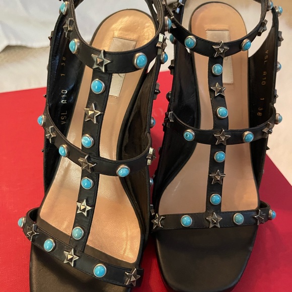 Valentino Garavani block heel sandals - Picture 4 of 6